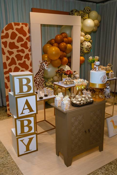 chá de fraldas decoração'