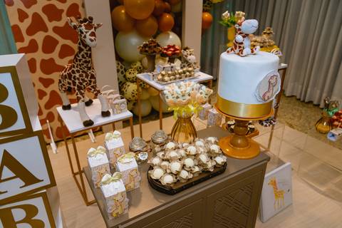 chá de fraldas decoração'