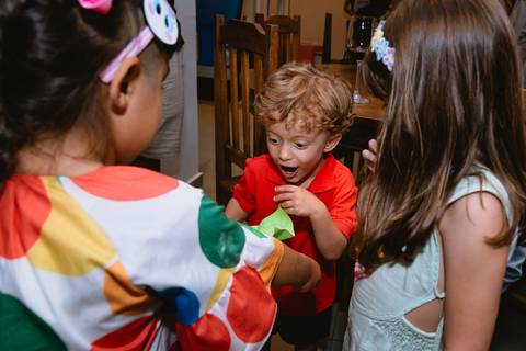 fotos de festa infantil - cerrado kids menino com as amigas'