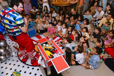 fotos de festa infantil - cerrado kids - show do Chouchou Palhaço + Mágico'