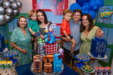 fotos de festa infantil - cerrado kids  - família reunida'