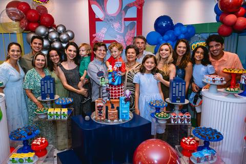fotos de festa infantil - cerrado kids  - família reunida'