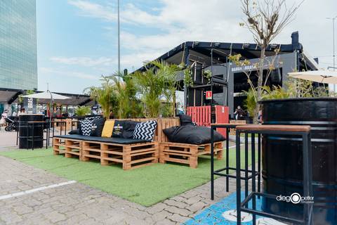 pátio para eventos shopping'