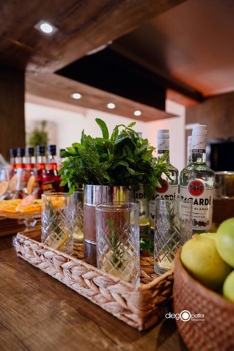 carta de drinks para festa'