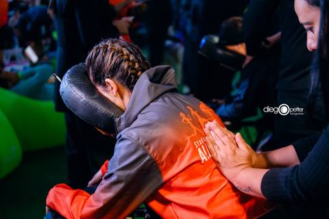 massagem espaço multi na maratona'