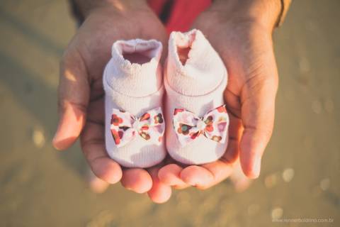 sapatinho de bebê'