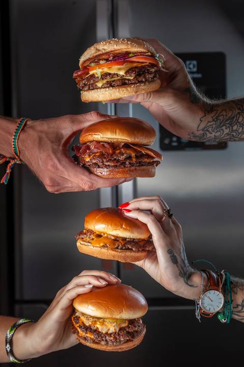 Fotografia Publicitária hamburguer delivery'