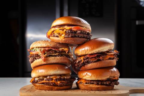 Fotografia Publicitária hamburguer delivery'