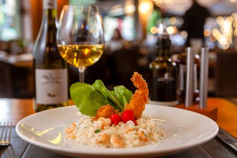 foto cardápio risoto camarão'