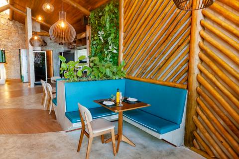 Arquitetura restaurante detalhe'