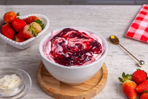 Recheio para Bolos de Festas morango'