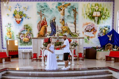 Ensaio Casal, GONÇALVES, MG - Igreja Nossa Senhora das Dores (interior)'