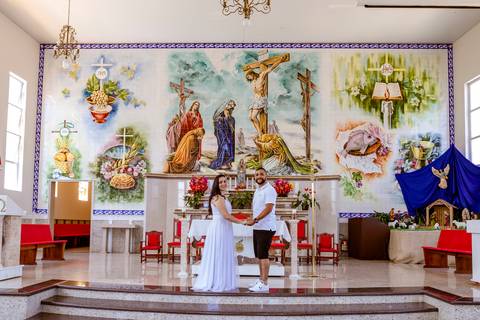 Ensaio Casal, GONÇALVES, MG - Igreja Nossa Senhora das Dores (interior)'