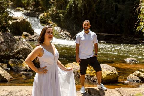 Ensaio Casal, GONÇALVES, MG - Cachoeira do Simão'