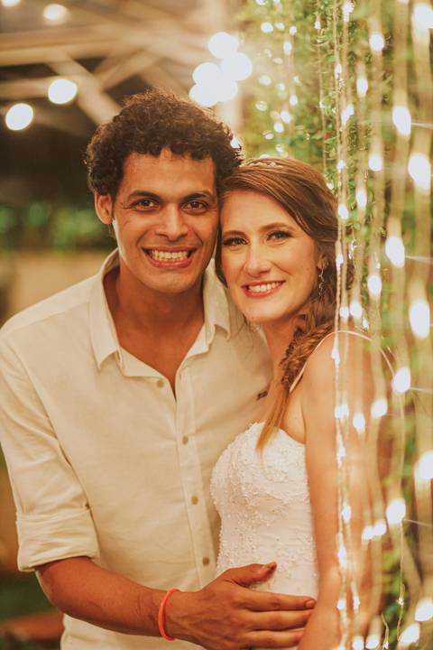 Casamento de Samara e Luiz, Ubatuba. Recepção. Lindo casal.'