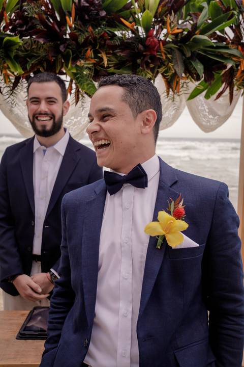 Cerimônia na praia'