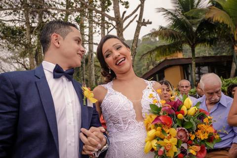 Cerimônia na praia'