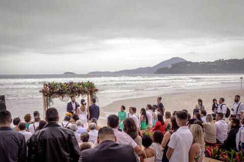 Cerimônia na praia'