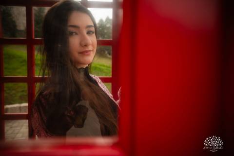 ensaio de 15 anos - fotografia de debutante - Ana Julia - violão José Bezerra - chácara da família Fiss - vestido de princesa - fotos de 15 anos - Antonio Rocha Fotografias -  memórias de 15 anos - sessão de fotos - Pelotas - Ensaio Externo - Cabine'