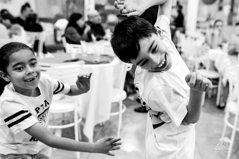 Registro espontâneo em preto e branco'