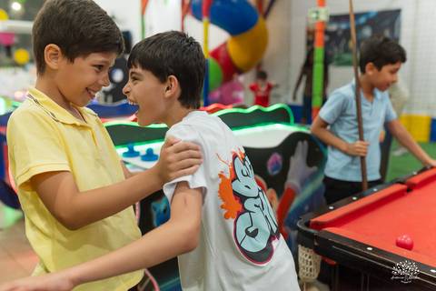 Amizade e diversão no jogo'