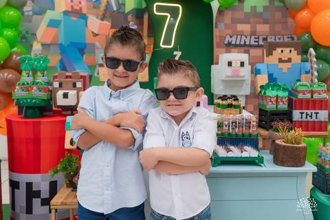 fotógrafo de aniversário infantil - fotografia infantil - festa de 7 anos - Cliff Kids - fotógrafo em Pelotas - fotografia de festa infantil - fotos espontâneas - fotografia de família - aniversário infantil RS - Minecraft - escola mario quintana'