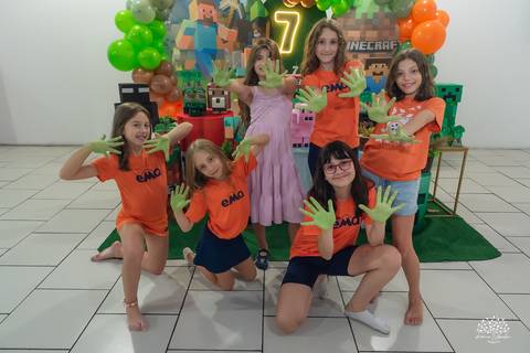 fotógrafo de aniversário infantil - fotografia infantil - festa de 7 anos - Cliff Kids - fotógrafo em Pelotas - fotografia de festa infantil - fotos espontâneas - fotografia de família - aniversário infantil RS - Minecraft - escola mario quintana'
