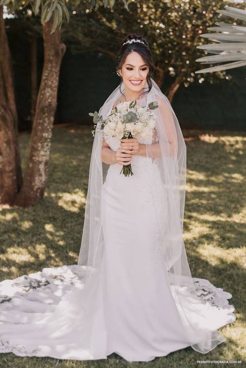 linda noiva casamento campestre em maringa'