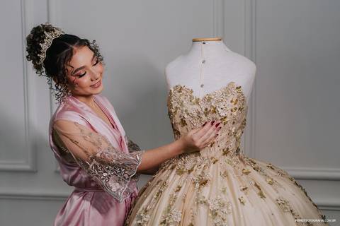debutante vestido princesa salão michelli polma maringa'