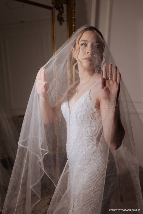 noiva no véu'