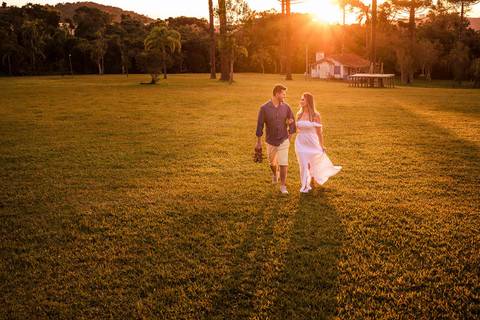 noivos por do sol recanto pinhão'