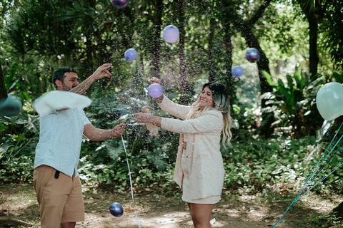 ensaio de revelação do bebe
'