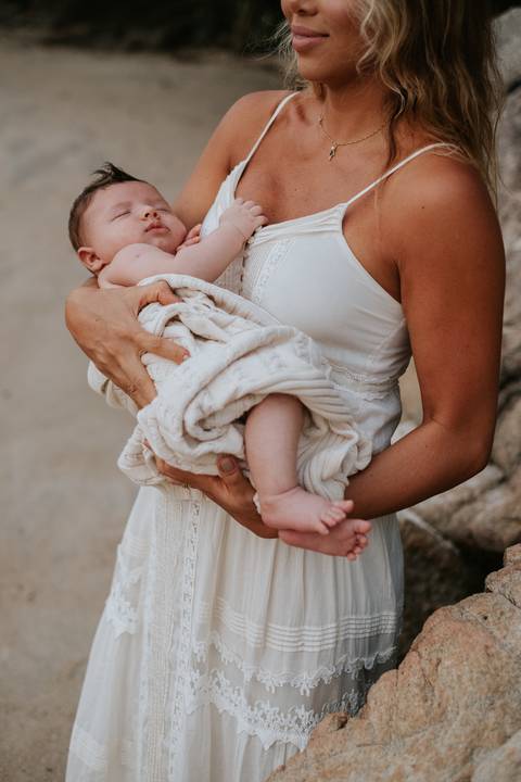 ensaio de bebe na praia
'