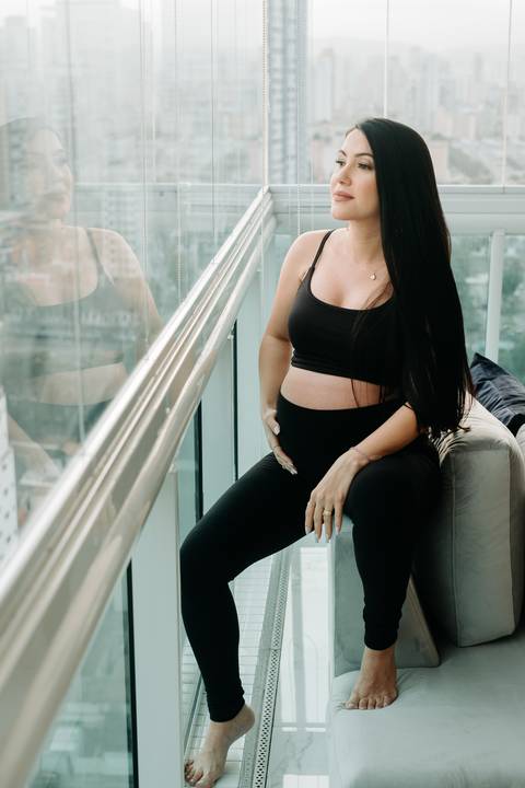 ensaio gestante em casa santos
'