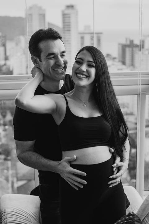 ensaio gestante em casa santos
'