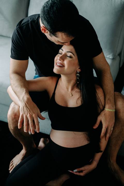 ensaio gestacional em casa santos
'