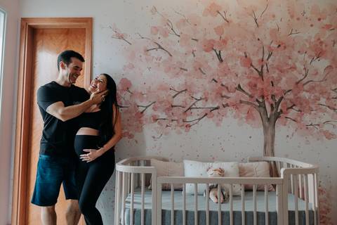 ensaio gestacional em casa santos
'