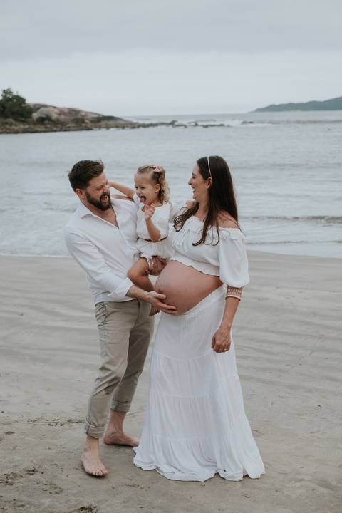 ensaio gestante na praia
'