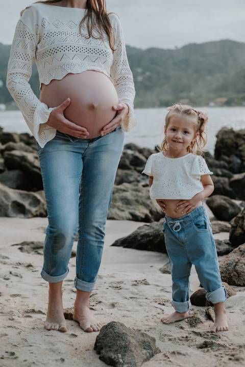 ensaio gestante com filhos
'