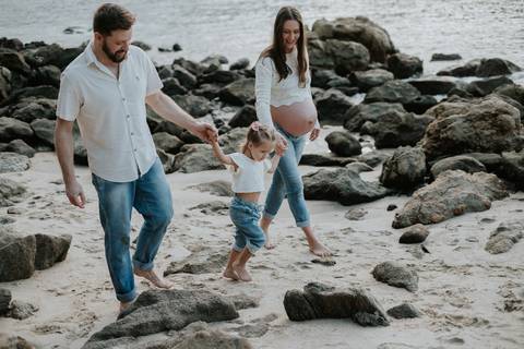 ensaio gestante com filhos
'