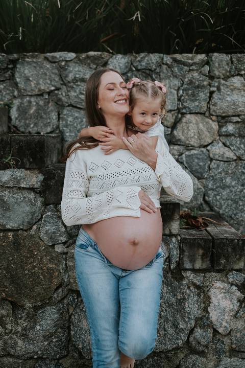 ensaio gestante com filhos
'