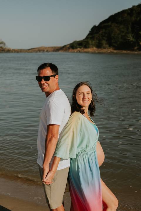 ensaio gestante praia e estudio santos e guaruja
'