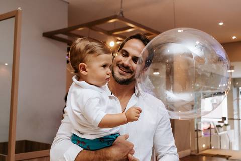 cobertura fotográfica festa de bebê em santos
'