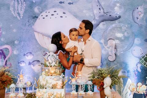 cobertura fotográfica festa de bebê em santos
'