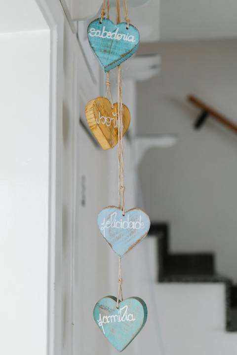 foto da decoração de parto em casa da OLga'