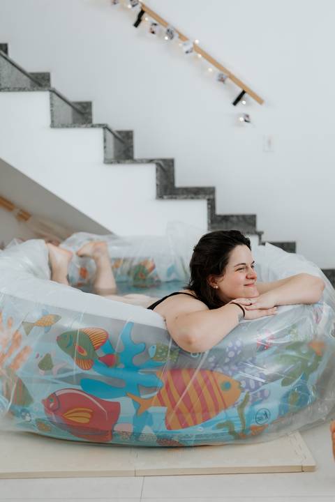 parto normal na piscina em casa'