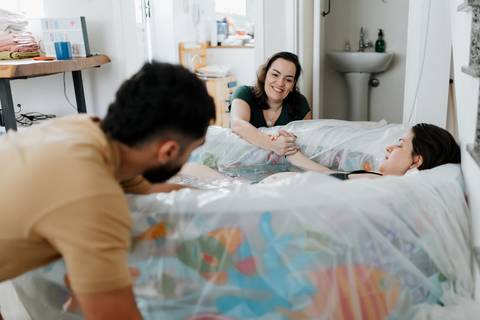 fotografias de parto normal em casa em São Paulo'