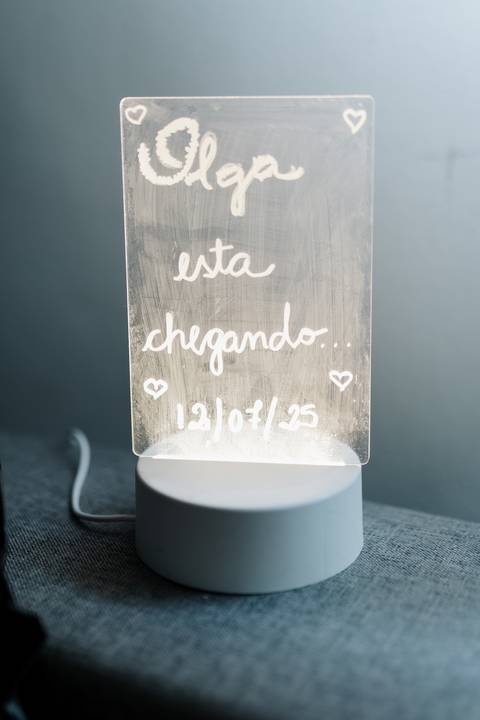 decoração do parto domiciliar de Olga '