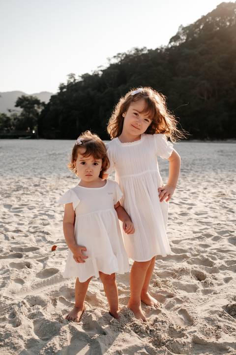 sessão de fotos infantil na praia'