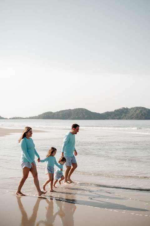 ensaio familiar na praia'